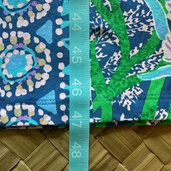 Lilly Pulitzer Noa Strapless Maxi Dress Blue Floral - Picture 6 of 12